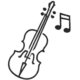 Violon prêt à jouer